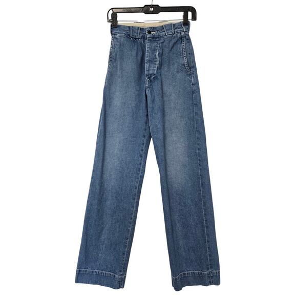 Imogene & Willie kate eames high-rise trouser wide leg chino jeans Size 23 - Picture 5 of 9